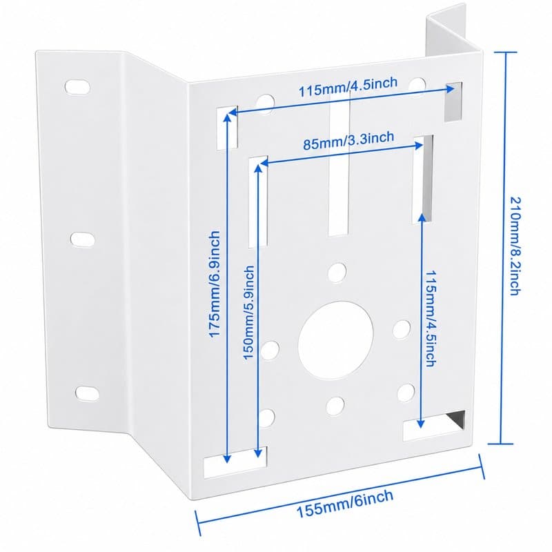 CCTV Universal Corner Mount Bracket Heavy Duty Wall Camera Mount