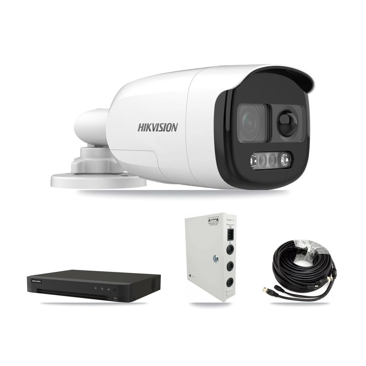 Hikvision 16-Channel 5MP CCTV Kit — 12 Bullet Cameras + 8TB Recording