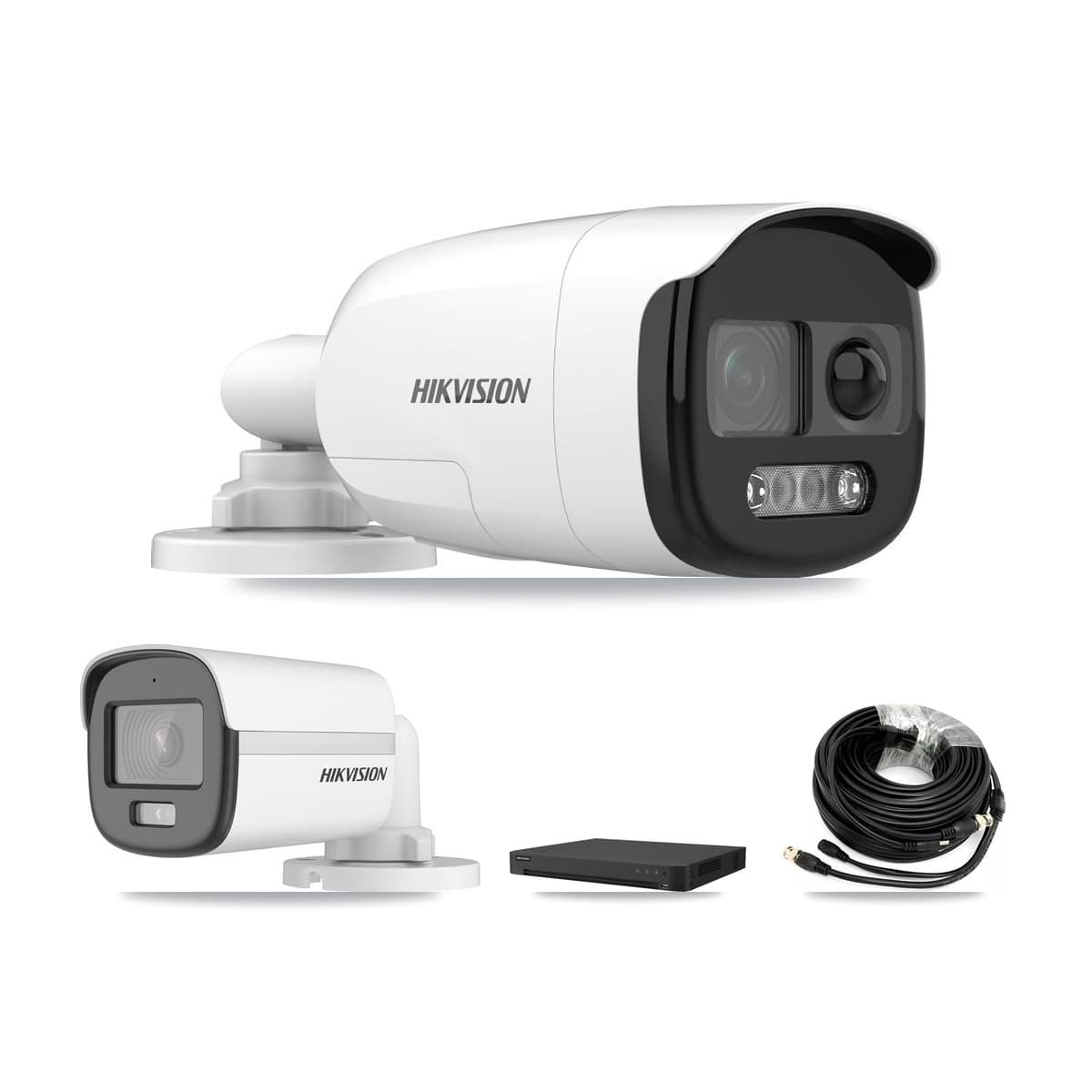 Hikvision 32-Channel 5MP CCTV Kit — 1 DS-2CE12KF0T + 5 DS-2CE12KF3T Bullet Cameras + 8TB Recording