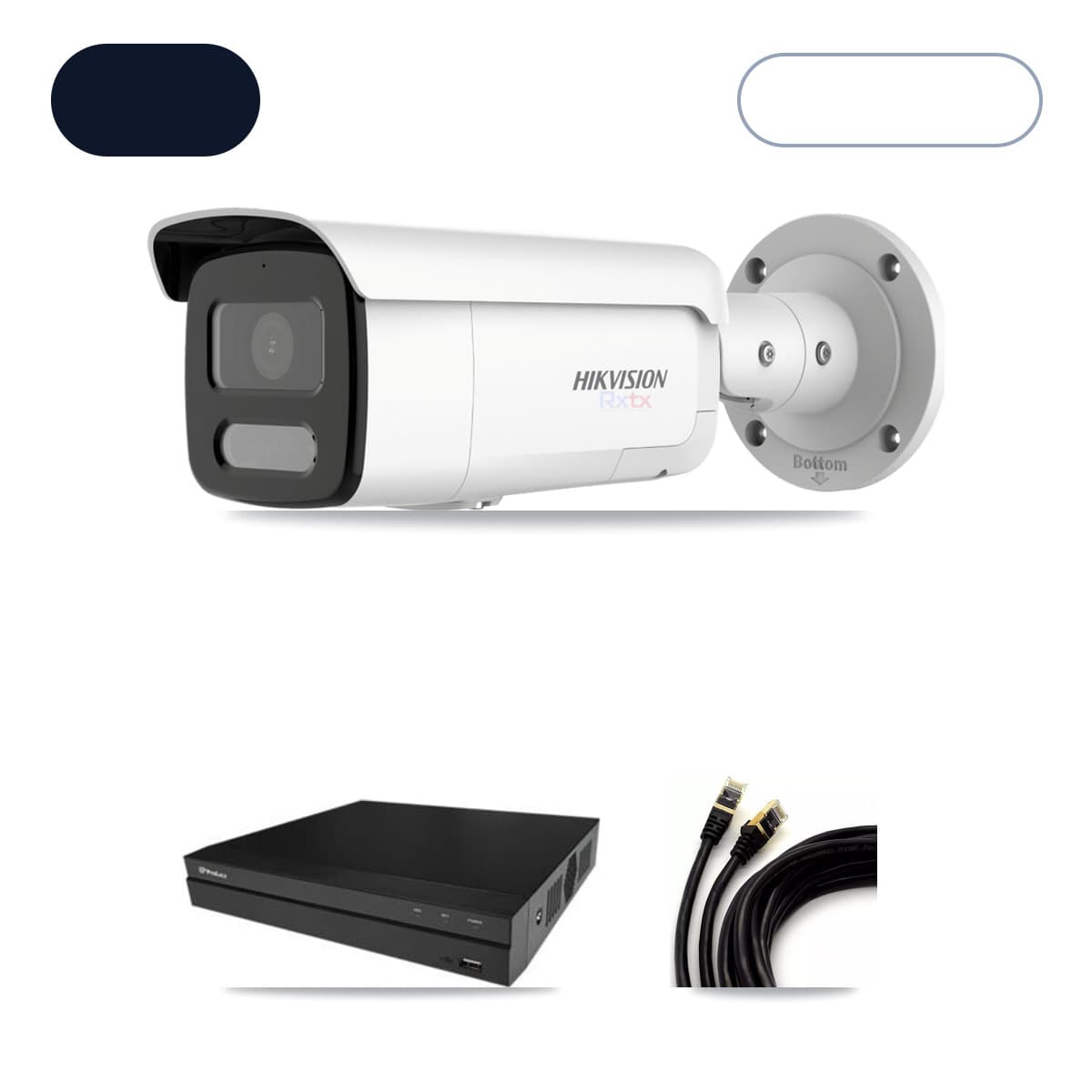 Hikvision & Prolux 16-Channel 4K CCTV Kit — 16 Bullet Cameras + 14TB Recording