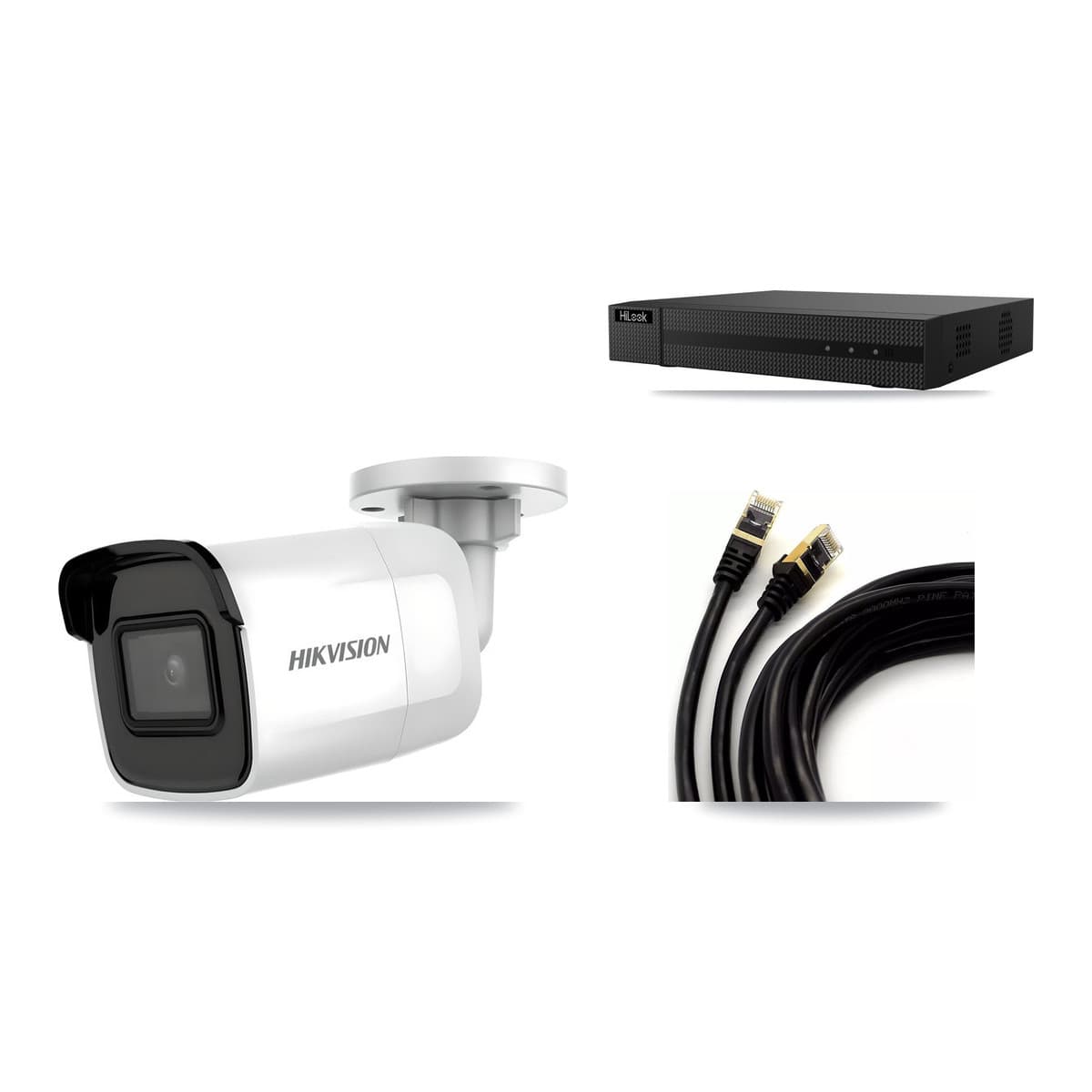 Hikvision & HiLook 8-Channel 4K CCTV Kit — 1 Bullet Camera + 3TB Recording