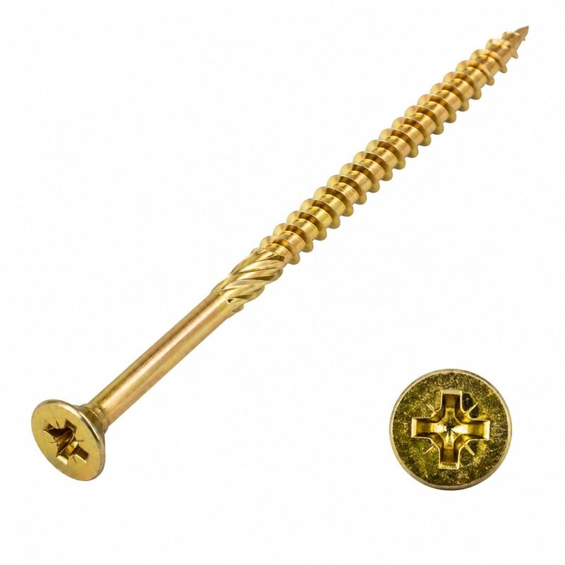 Timbermate Wood Screws 10G x 4 Inch 5.0x100mm Countersunk Fixing