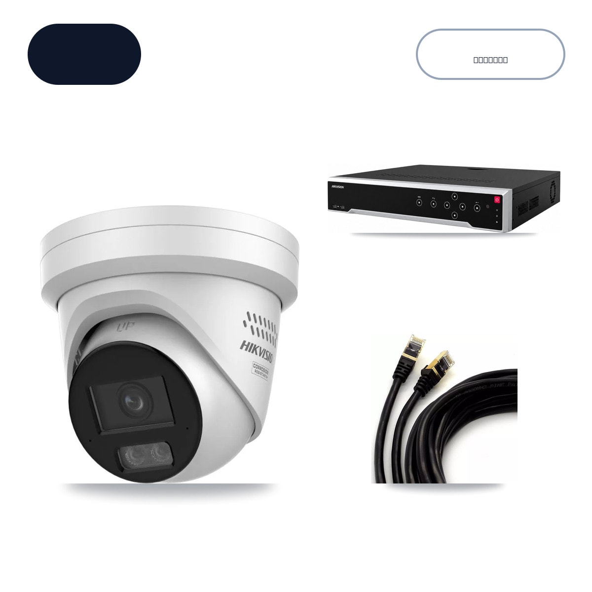 Hikvision DS-7732NI-M4/24P 32-Channel NVR CCTV Kit — 12× DS-2CD2347G3-LIS2UY/SL 4MP Cameras + 6TB HDD