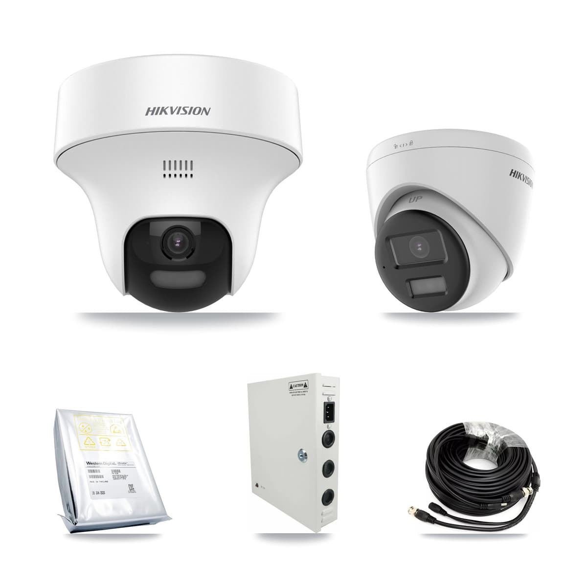 Hikvision 32-Channel 5MP CCTV Kit — 25 DS-2CE70K0T + 1 DS-2CE78K0T Turret Cameras + 4× 8TB Recording - Image 1