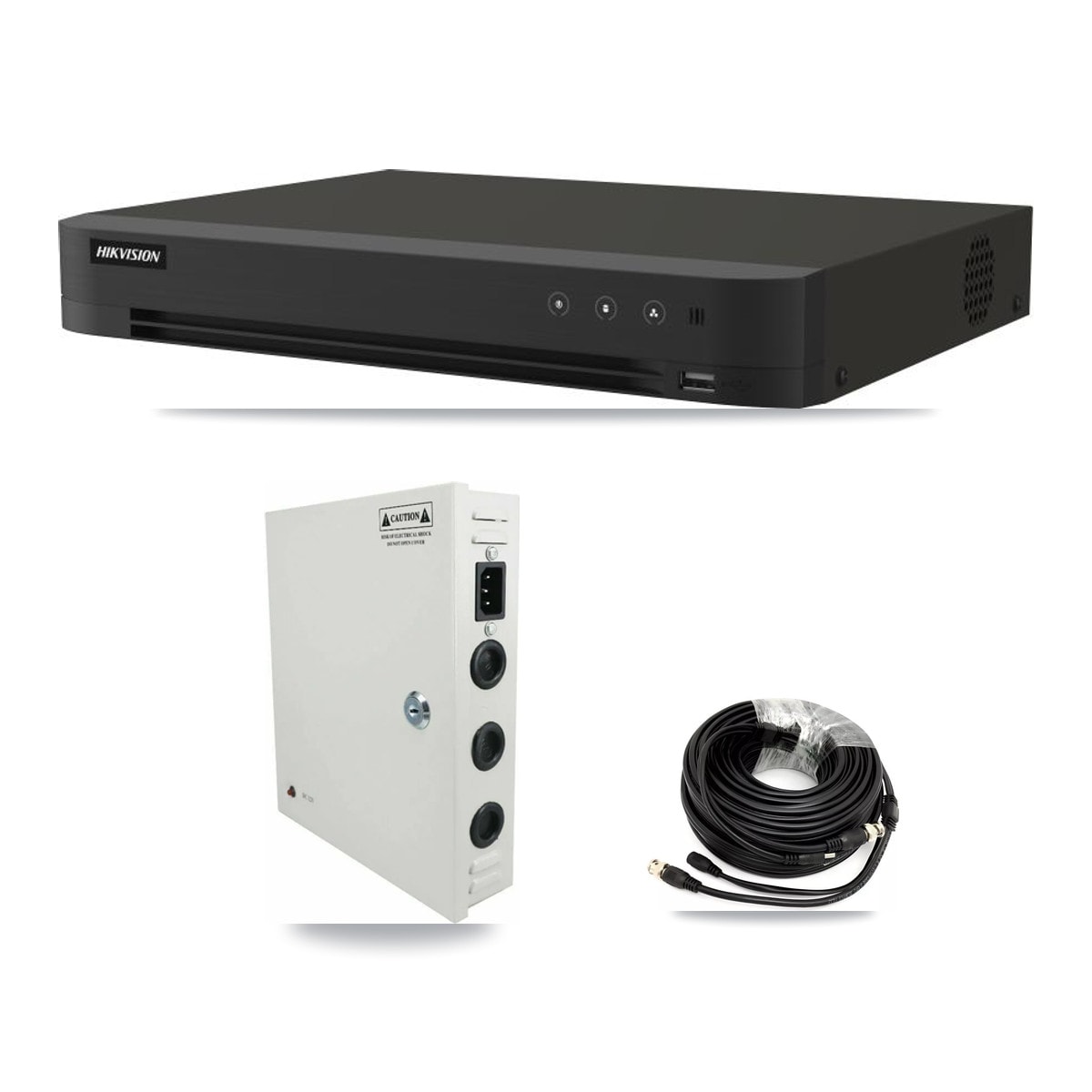 Hikvision IDS-7216HQHI-M1/XT 16-Channel DVR CCTV Kit — 12× DS-2CE71H0T-PIRLO 5MP Cameras + 4TB HDD