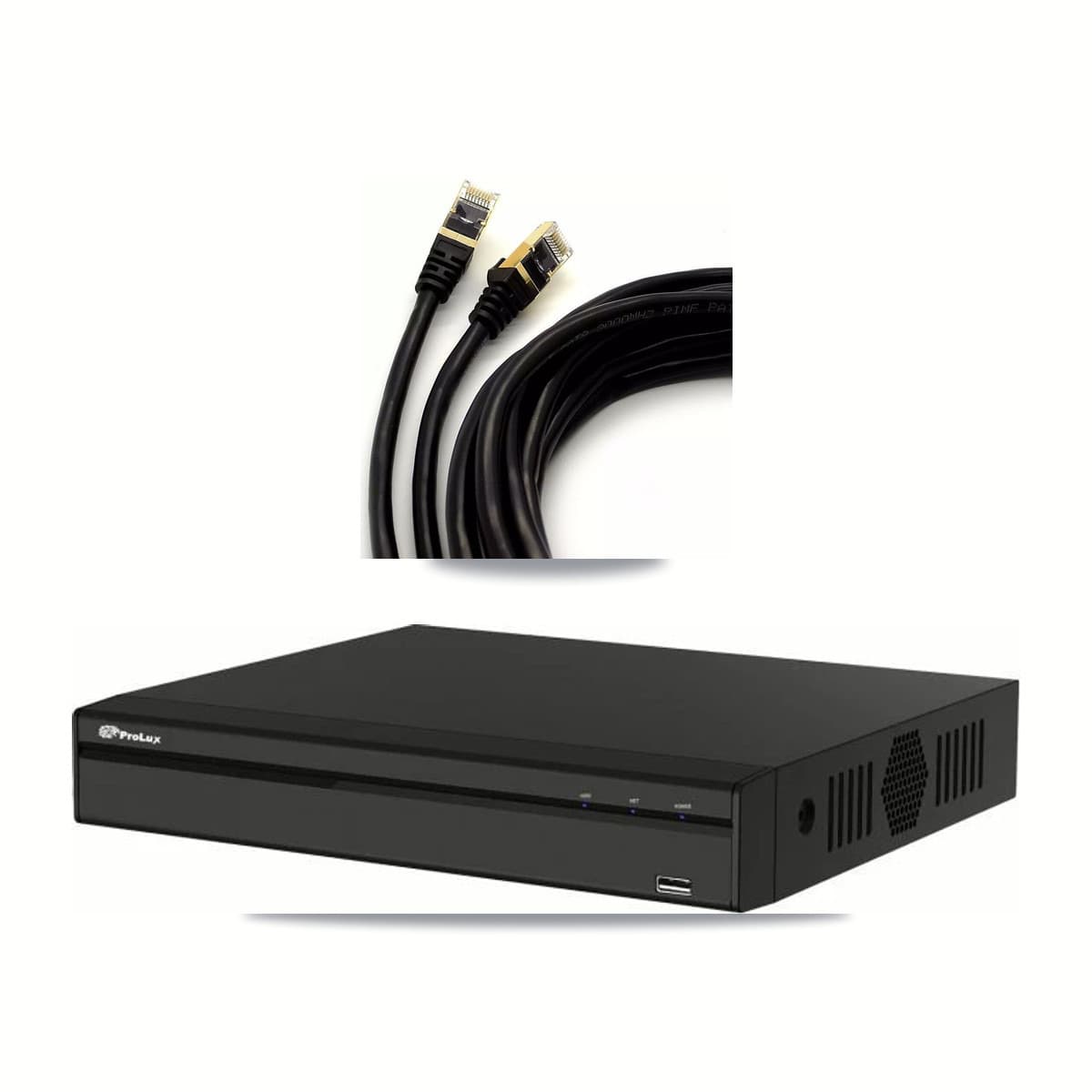 Prolux 4-channel CCTV kit: 4 cameras (4× 5MP Dome), 1TB hard drive