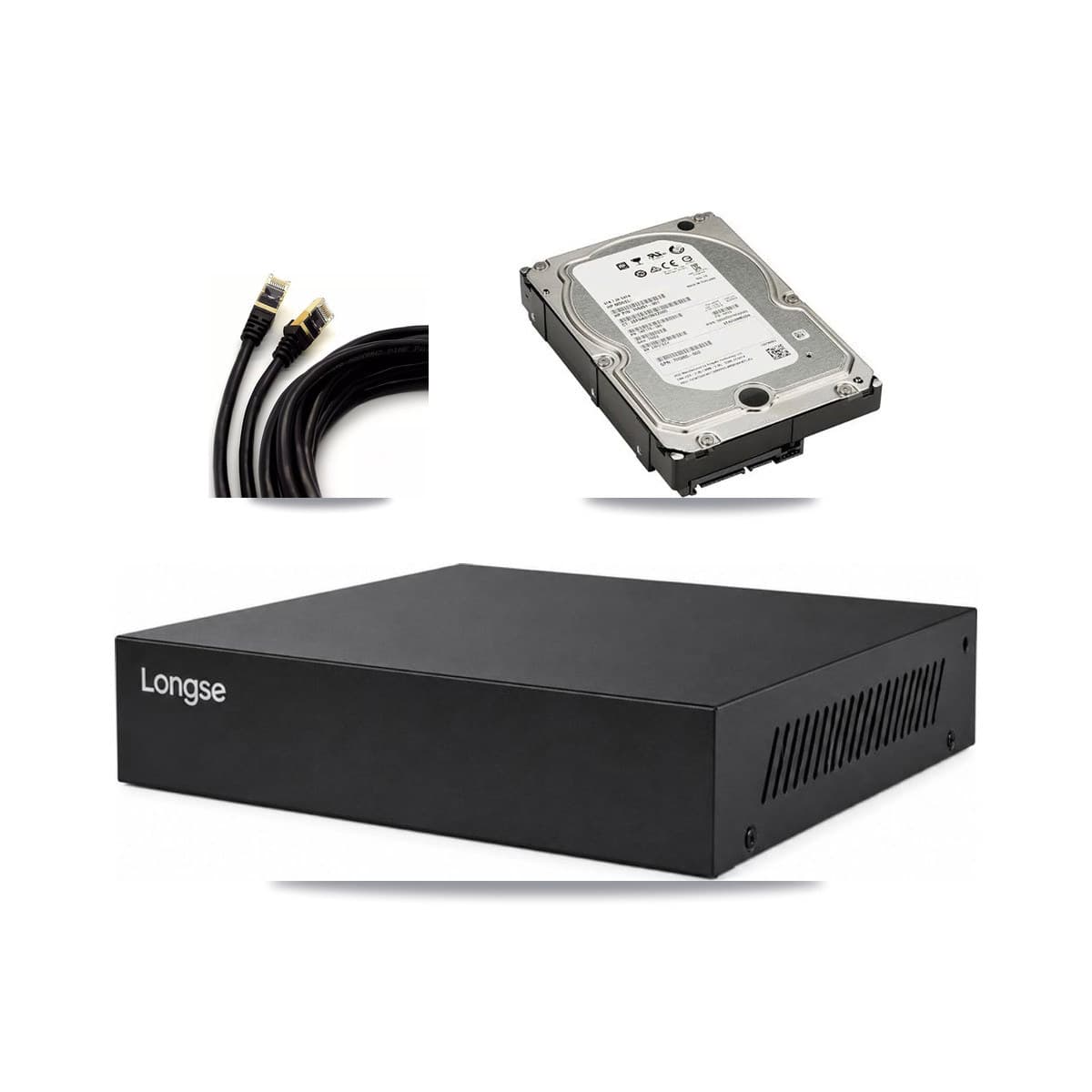 Longse 8-channel CCTV kit: 7 cameras (7× 5MP Dome), 5TB hard drive