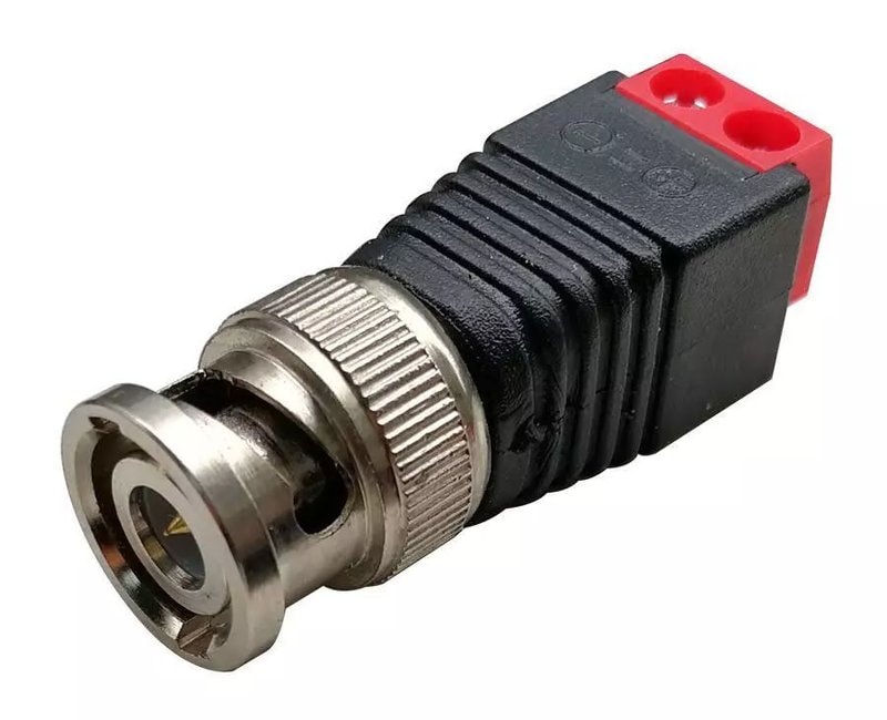CAT5e to BNC Male Power Plug Balun Connector Adapter for CCTV Cameras