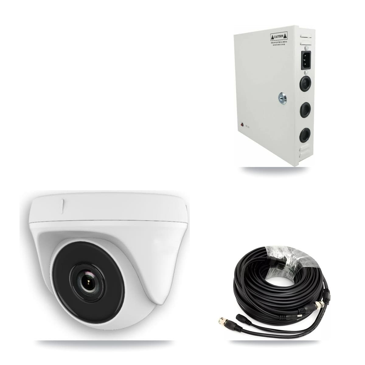 Hikvision 32-Channel 2MP CCTV Kit — 16 White Dome Cameras + 10TB Recording (DS-7332HQHI Recorder)