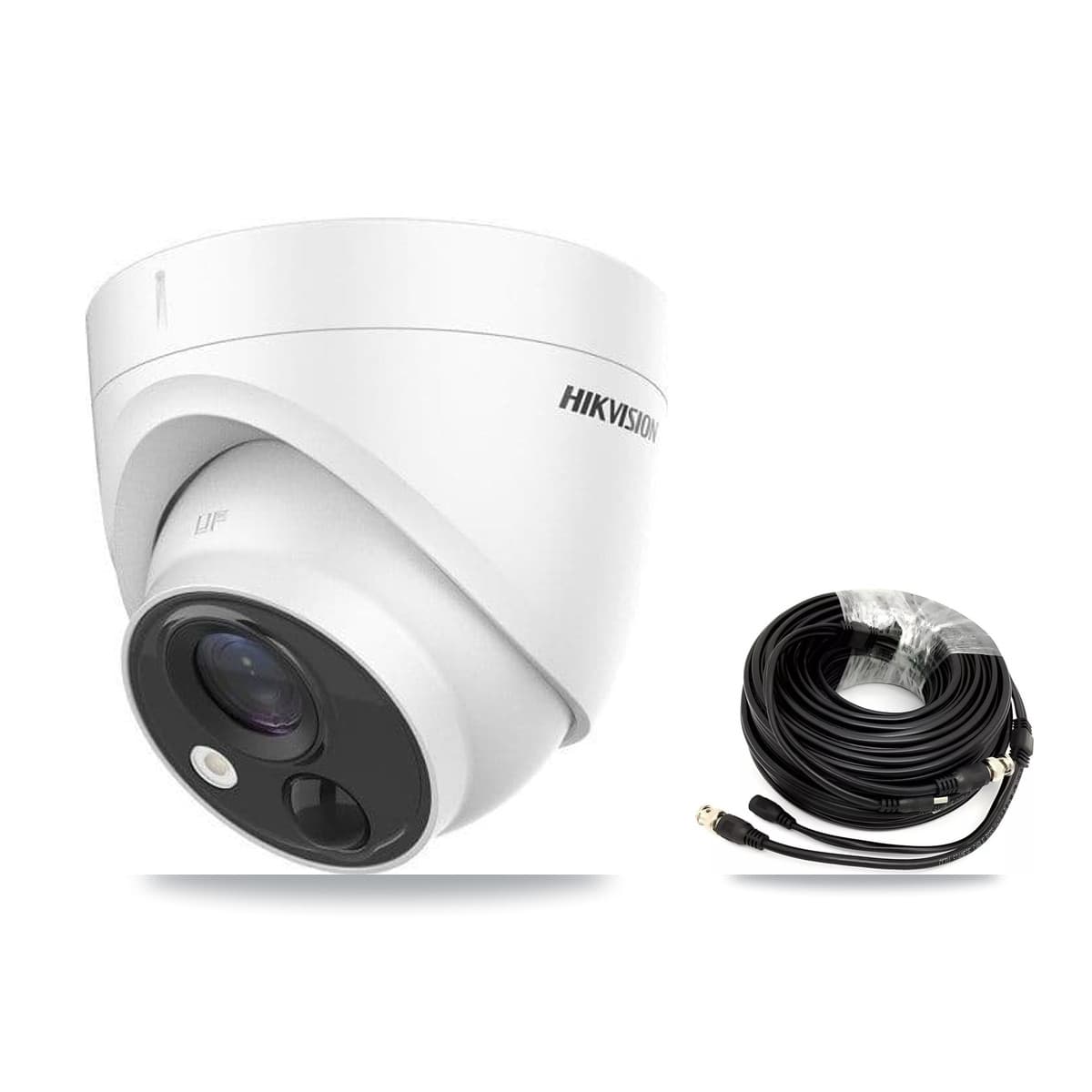 Hikvision & Prolux 8-Channel 5MP CCTV Kit — 2 DS-2CE71H0T Turret Cameras + 3TB Recording (PXD-5208AN Recorder)