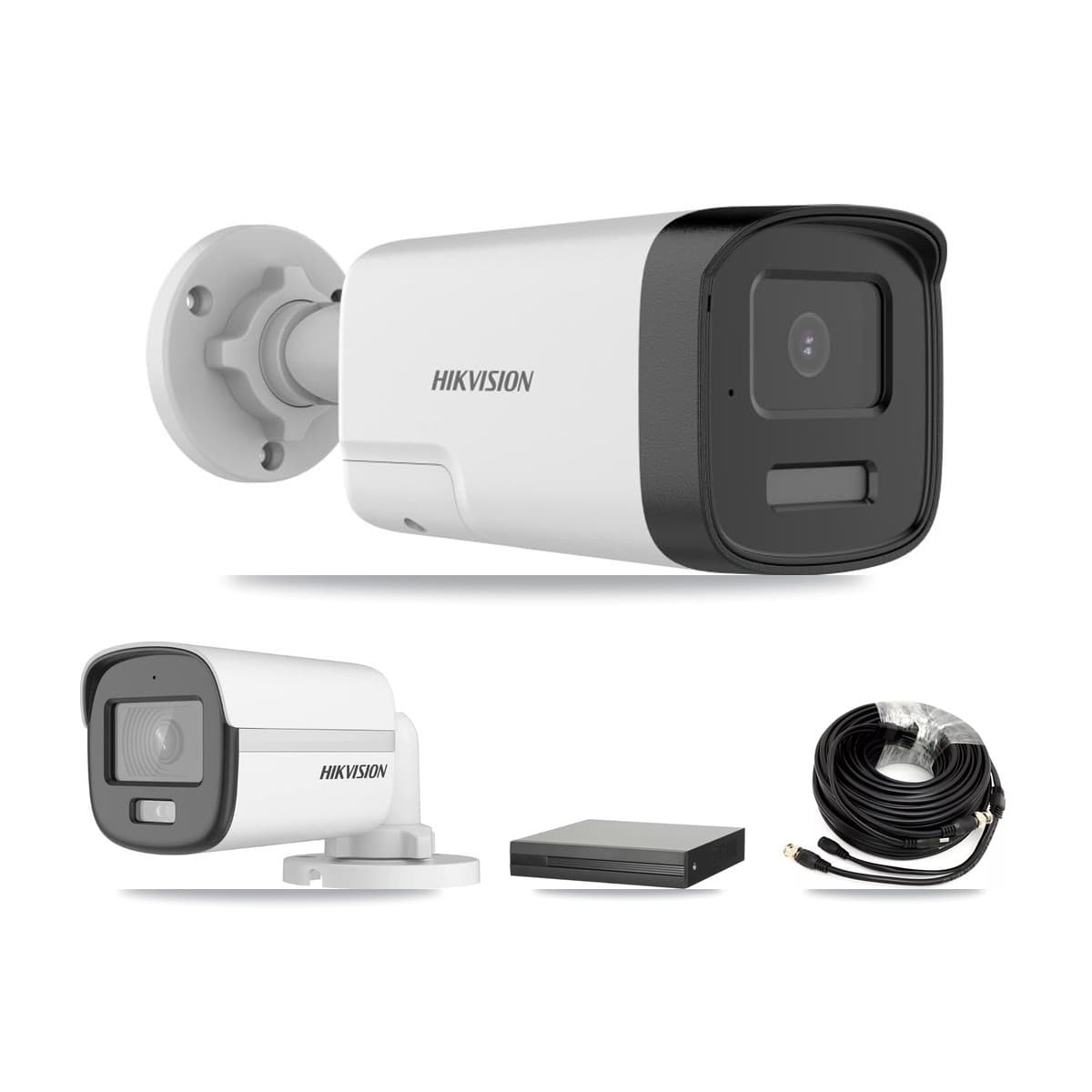 Hikvision 8-Channel 5MP CCTV Kit — 1 DS-2CE12KF0T + 5 DS-2CE17K0T Bullet Cameras + 8TB Recording (XVR-3108HS Recorder) - Image 1