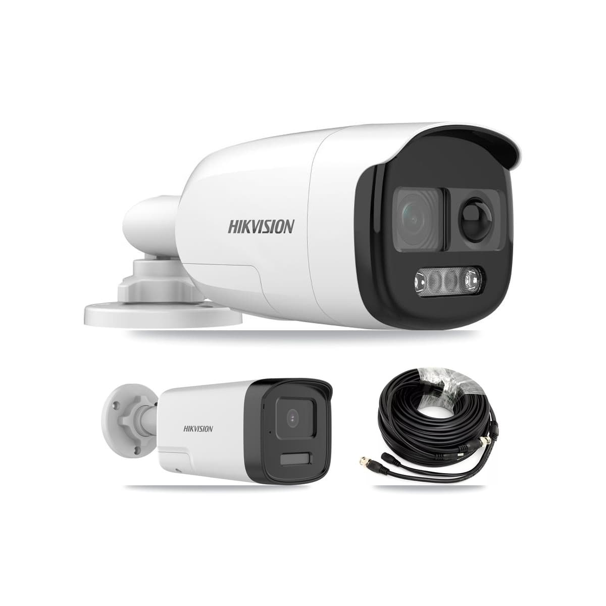 Hikvision 32-Channel 5MP CCTV Kit — 1 DS-2CE12KF3T + 1 DS-2CE17K0T Bullet Cameras + 3TB Recording (DS-7332HQHI Recorder)