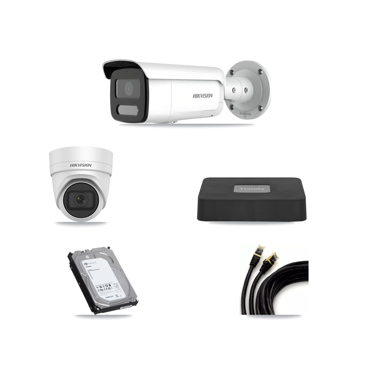 Tiandy 4-channel CCTV kit