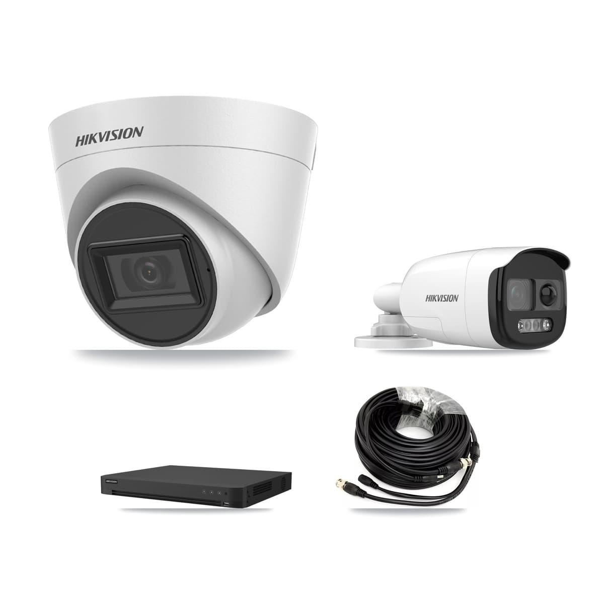 Hikvision 32-Channel 5MP CCTV Kit — 2 Bullet + 4 Turret Cameras + 8TB Recording