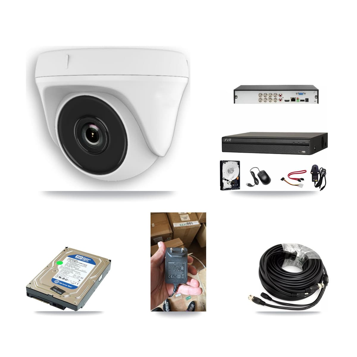 Dahua 8-Channel 2MP CCTV Kit — 1 Dome Camera + 500GB Recording