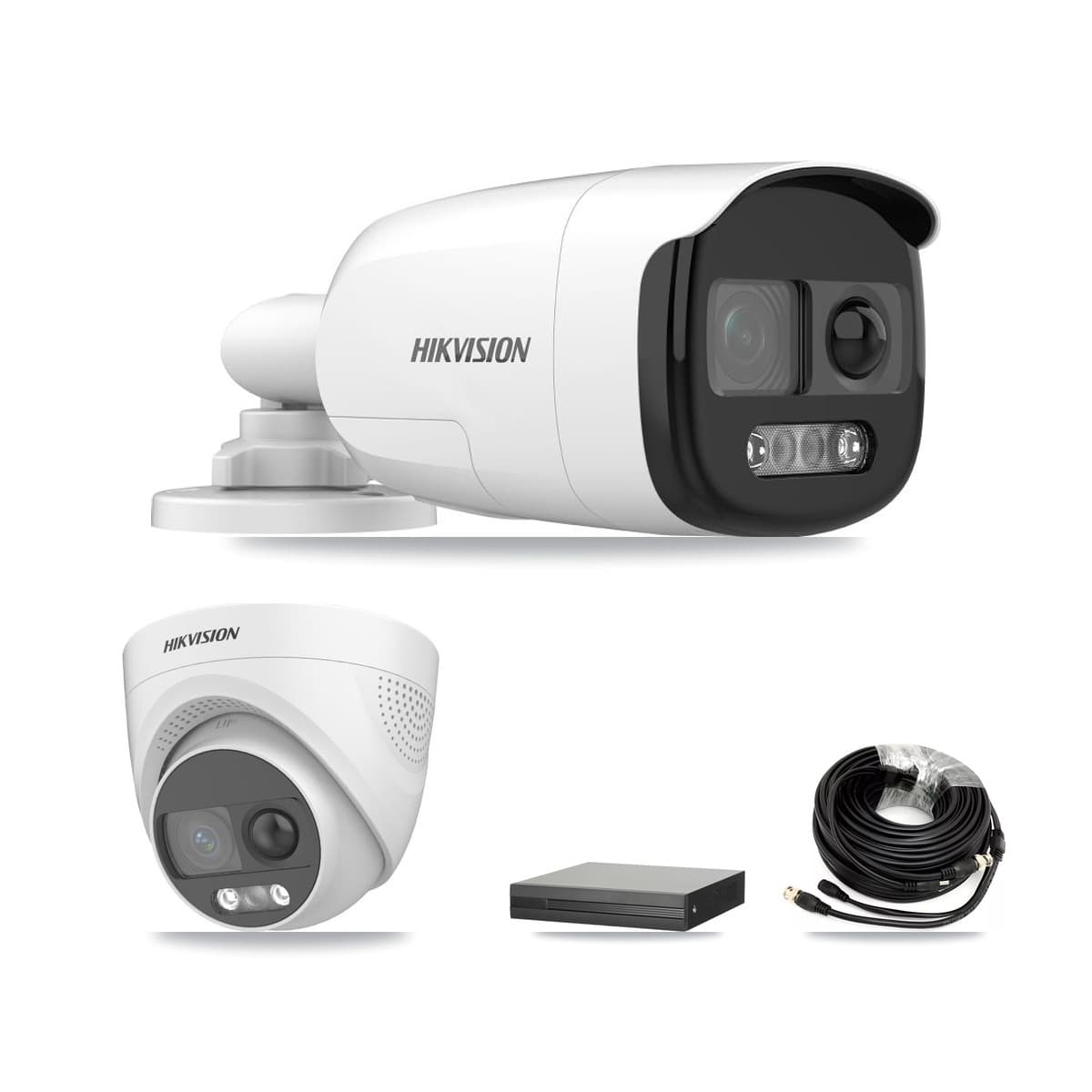 Hikvision 8-Channel 5MP CCTV Kit — 4 DS-2CE12KF3T Bullet + 2 DS-2CE72KF3T Turret Cameras + 8TB Recording (XVR-3108HS Recorder)