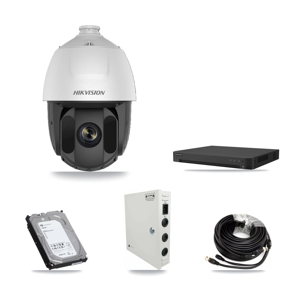Hikvision 32-Channel 2MP CCTV Kit — 20 PTZ Cameras + 6TB Recording (IDS-7232HQHI Recorder) - Image 1