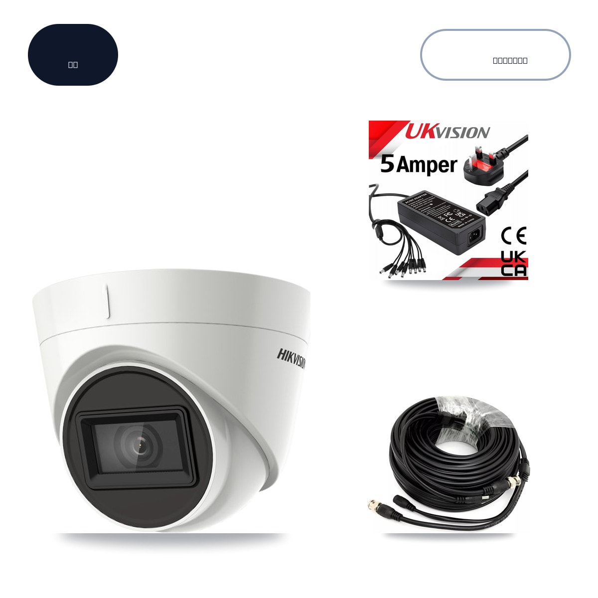 Prolux PXD-5208AN-4KL-X-8P 8-Channel DVR CCTV Kit — 6× Hikvision DS-2CE78U1T-IT3F 4K Cameras + 4TB HDD