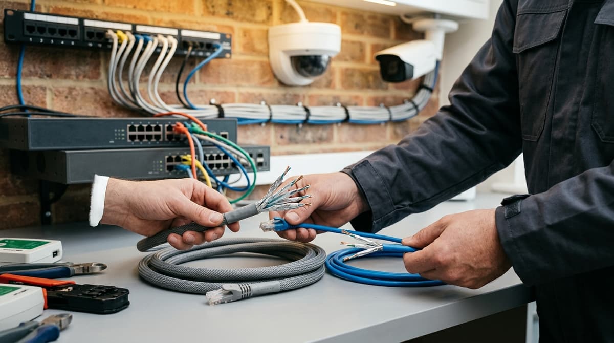 Cat7 vs Cat6a for UK CCTV Cabling