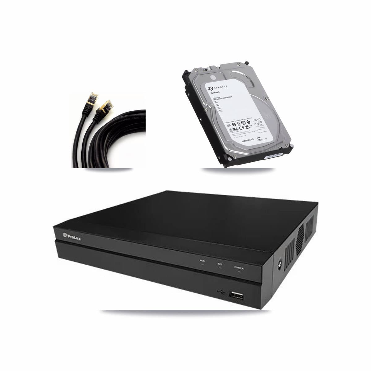 Prolux 8-channel CCTV kit: 5 cameras (5× 5MP Dome), 6TB hard drive