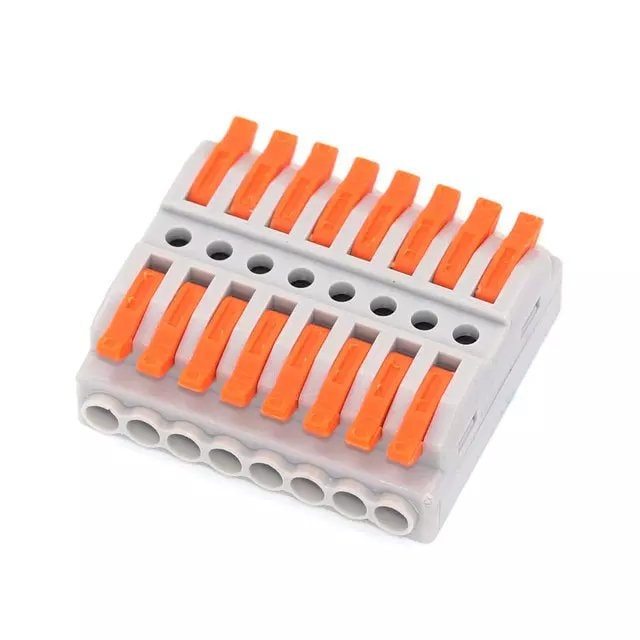 SPL-8 Lever Wire Connector 8 Port Terminal Block for CCTV Power