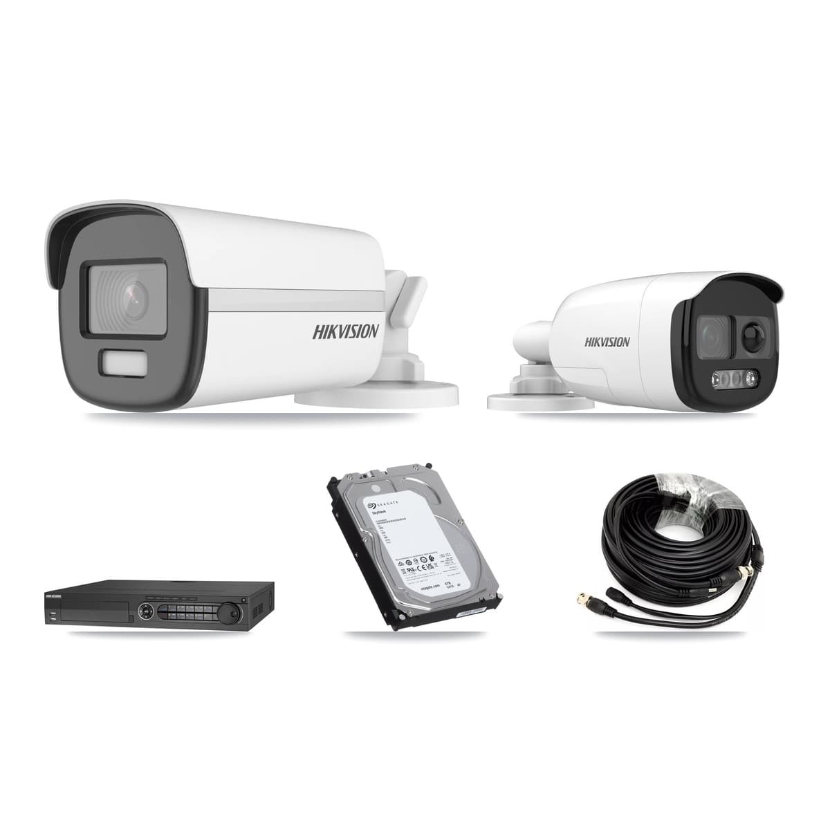 Hikvision 32-Channel 5MP – 4K CCTV Kit — 2 5MP + 6 4K Bullet Cameras + 3× 6TB Recording - Image 1