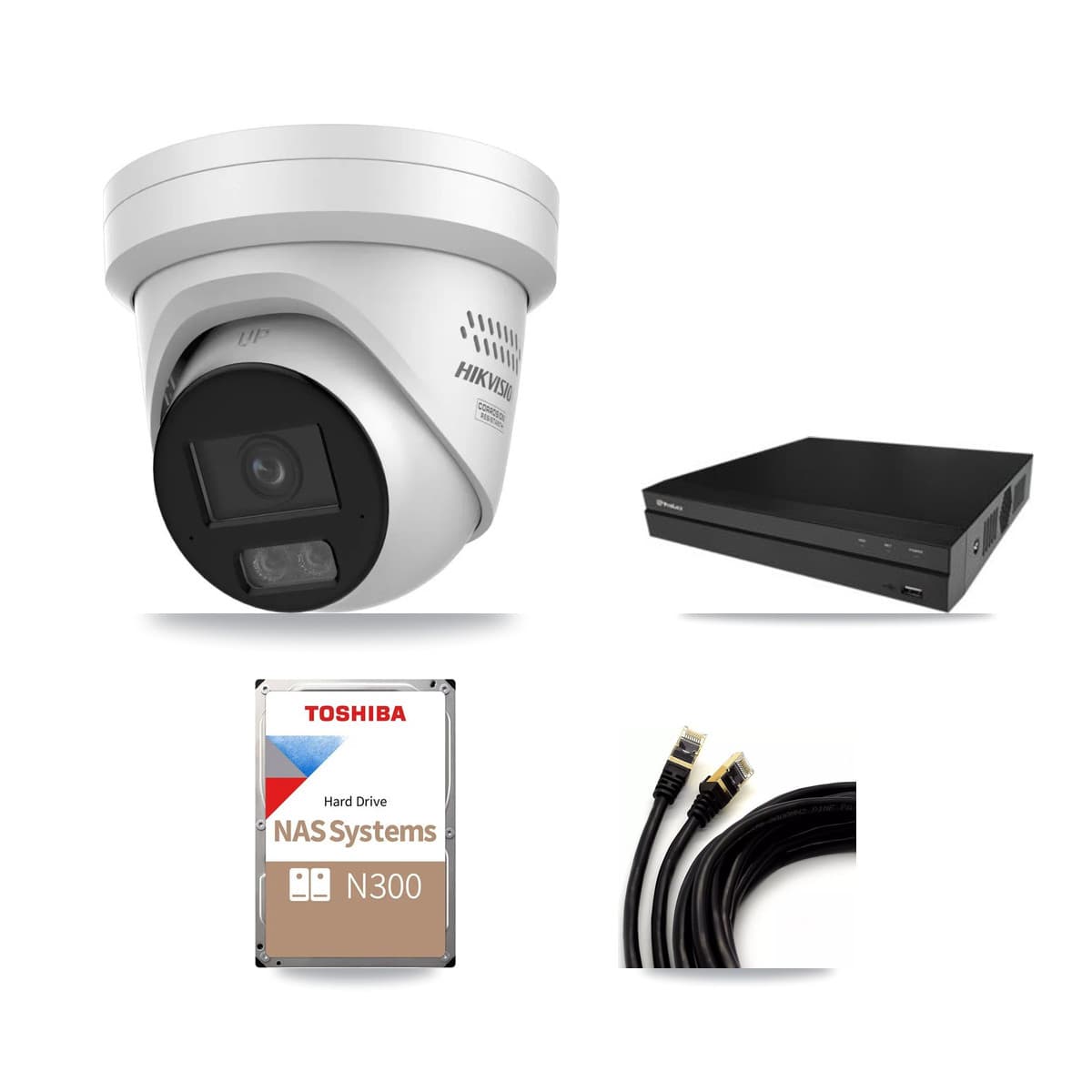 Prolux 16-Channel 4MP CCTV Kit — 14 Turret Cameras + 18TB Recording