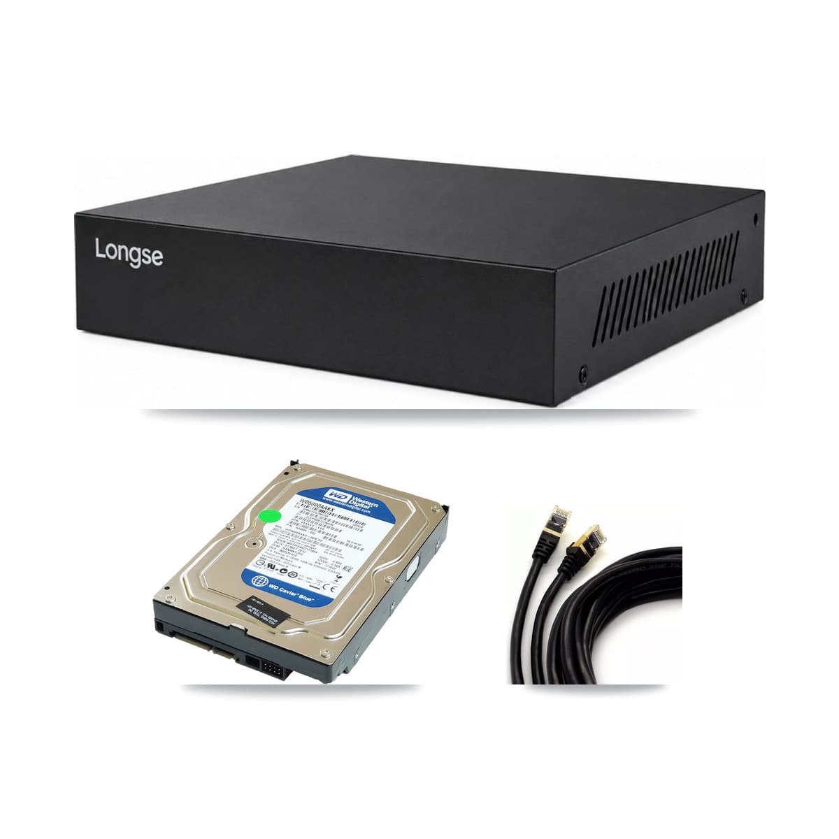 Longse 8-Channel 5MP CCTV Kit — 1 Dome Camera + 500GB Recording - Image 1