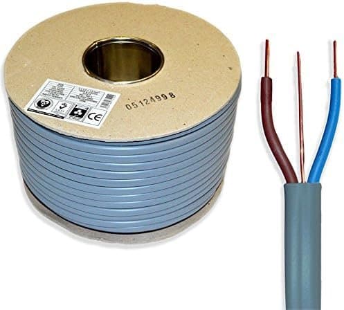 6242Y Twin and Earth Cable 1.5mm² Grey PVC 100m Reel