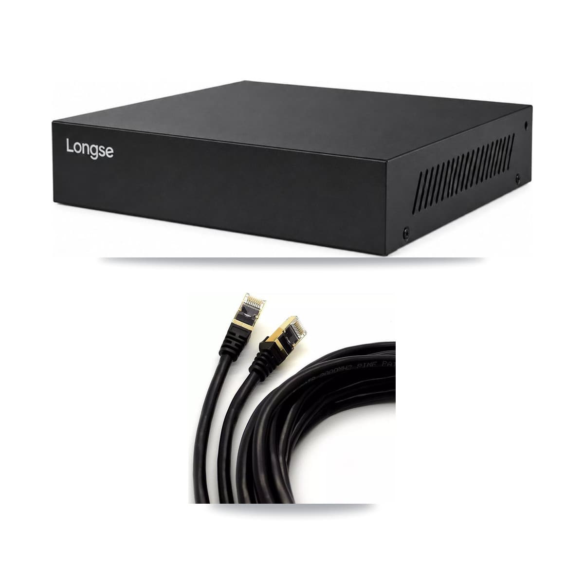 Longse 8-Channel 5MP CCTV Kit — 2 Dome Cameras + 3TB Recording - Image 1
