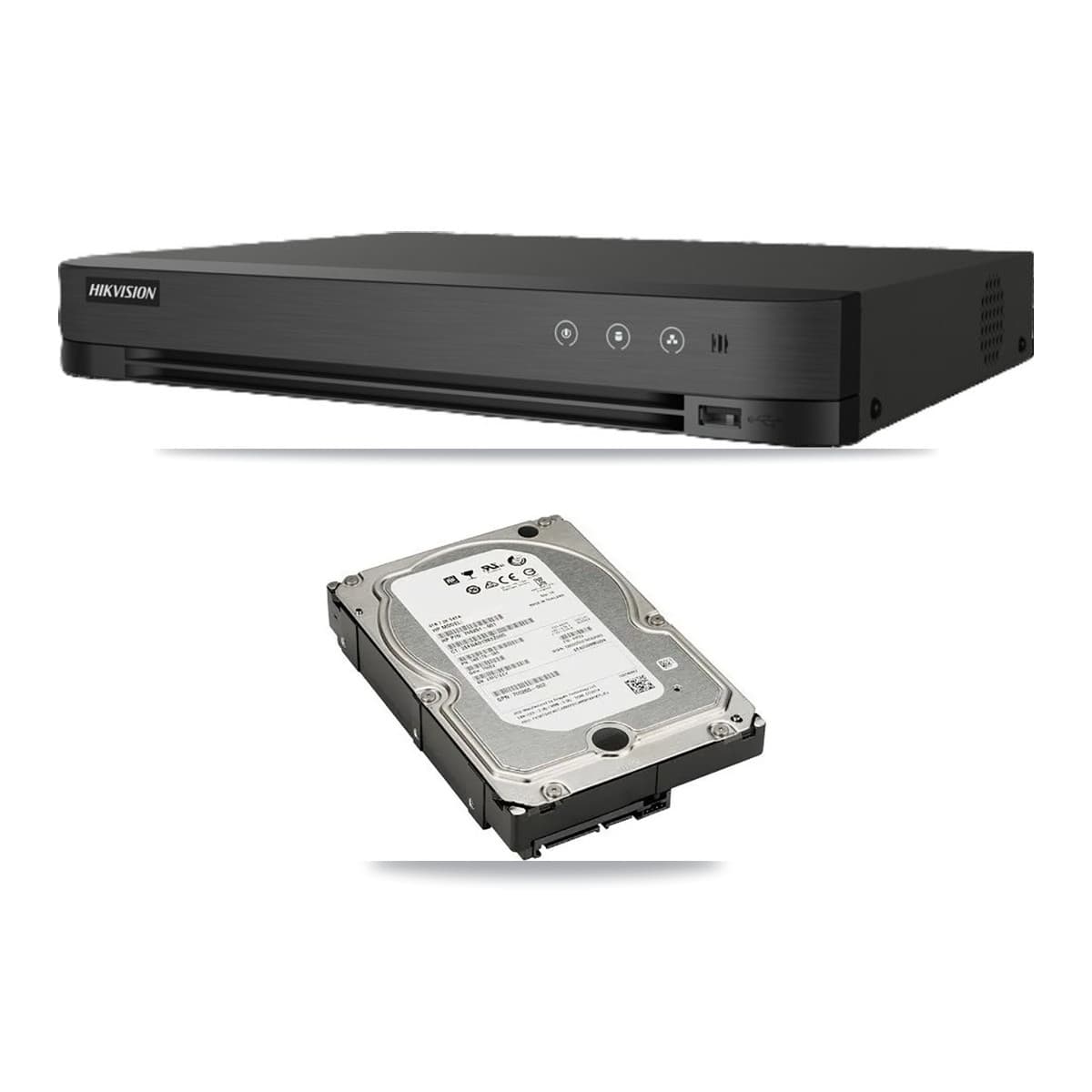 Hikvision IDS-7208HQHI 8-Channel DVR + 10TB Recording