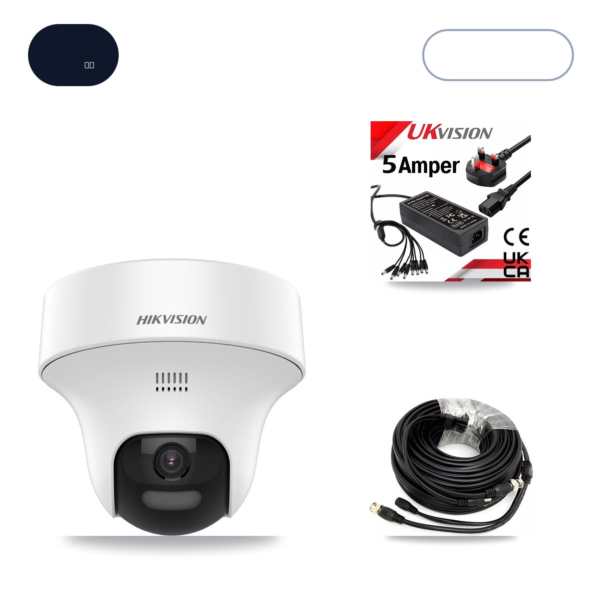 Prolux PXD-5208AN-4KL-X-8P 8-Channel DVR CCTV Kit — 8× Hikvision DS-2CE70K0T-PTLTS 5MP Cameras + 6TB HDD
