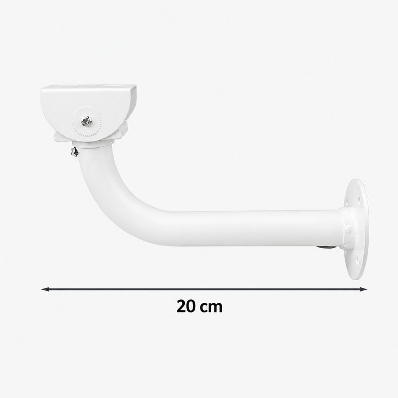 CCTV L Shape Camera Mount Bracket 200mm Wall Mount