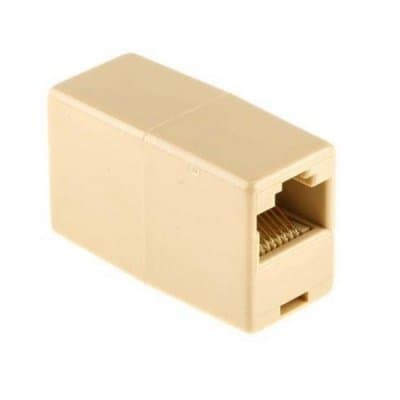 RJ45 CAT5/CAT6 Coupler - Network Cable Joiner & LAN Extender