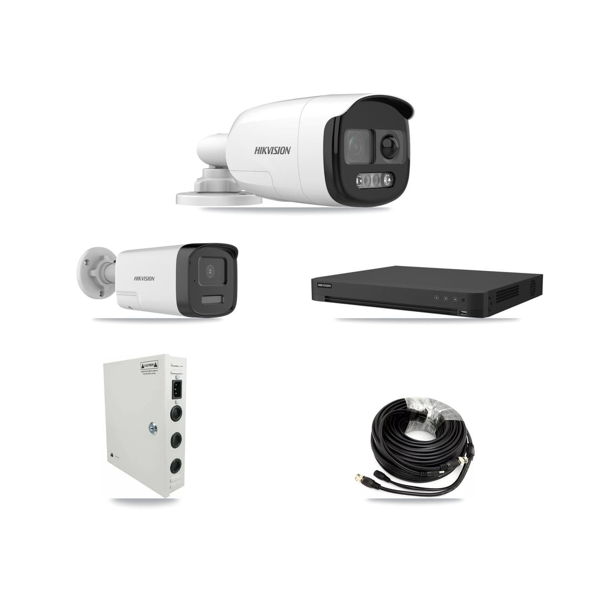 Hikvision 32-Channel 5MP CCTV Kit — 14 DS-2CE12KF3T + 7 DS-2CE17K0T Bullet Cameras + 8TB Recording - Image 1