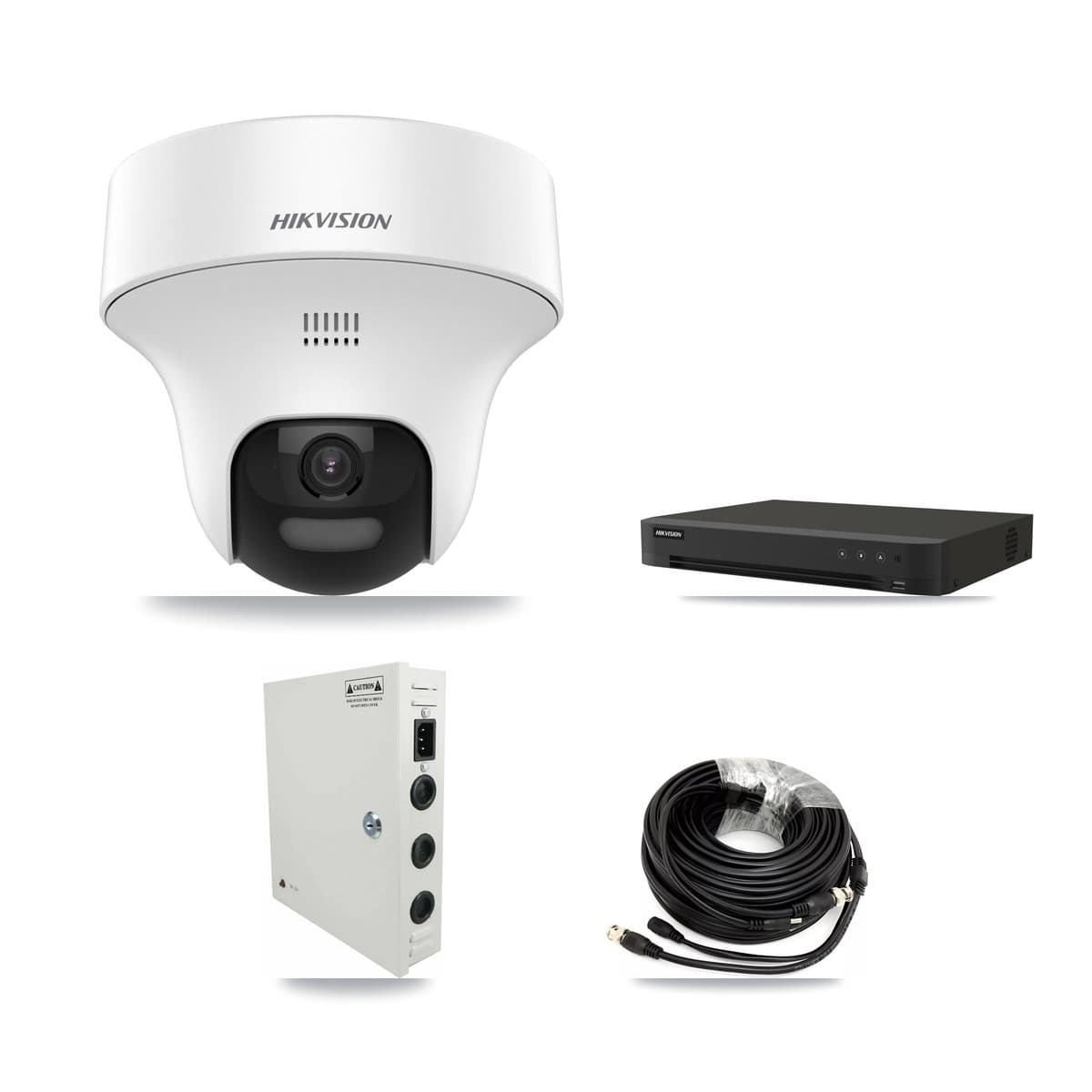 Hikvision 16-Channel 5MP CCTV Kit — 12 DS-2CE70K0T Turret Cameras + 8TB Recording