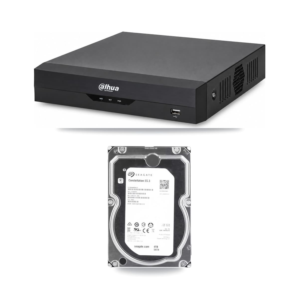 Dahua XVR5104HS-I3 4-Channel DVR + 4TB Recording