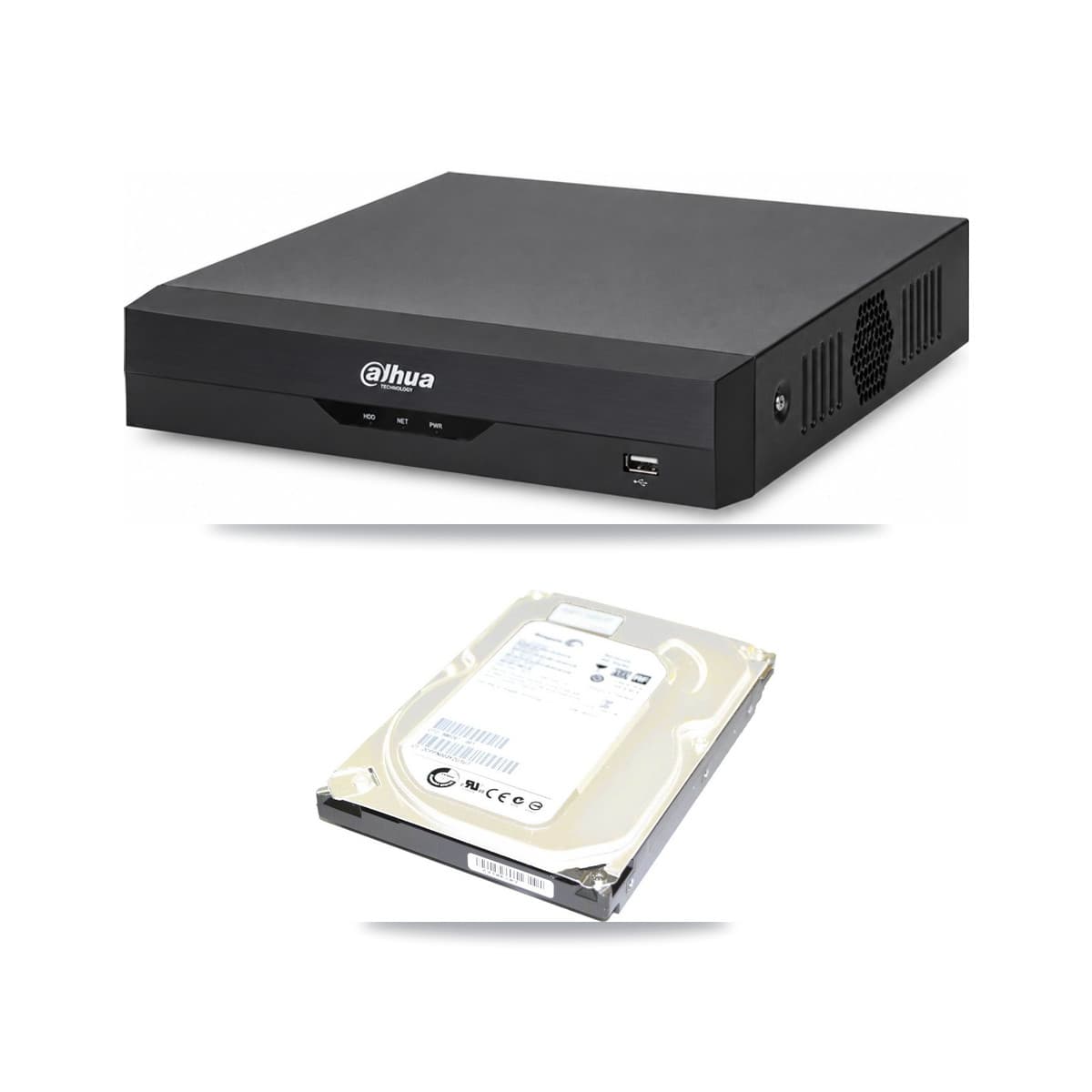 Dahua XVR5104HS-I3 4-channel Penta-brid DVR with 500GB hard drive, main product photo