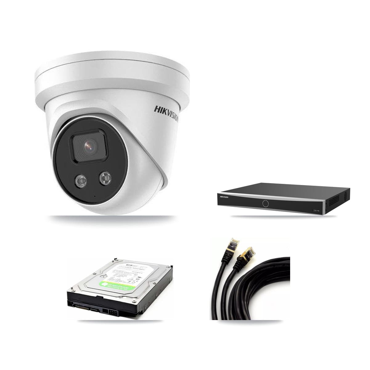 Hikvision 16-Channel 5MP CCTV Kit — 1 Turret Camera + 1TB Recording (DS-7616NXI Recorder)