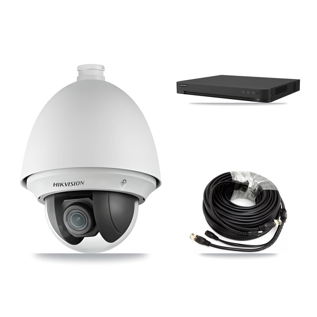 Hikvision 16-Channel 2MP CCTV Kit — 1 DS-2AE4225T PTZ Camera + 500GB Recording (IDS-7216HUHI Recorder)