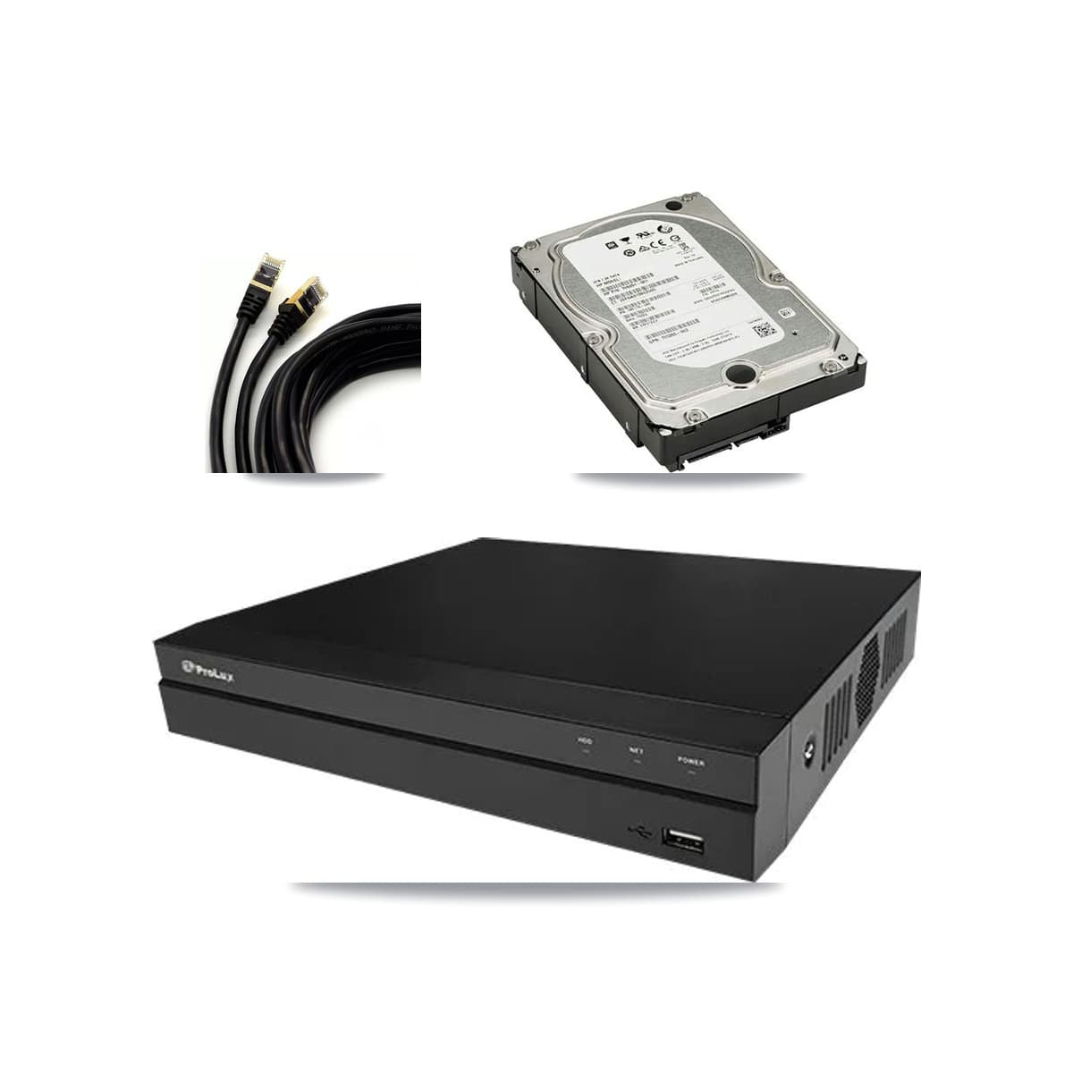 Prolux 8-channel CCTV kit: 8 cameras (8× 5MP Dome), 5TB hard drive