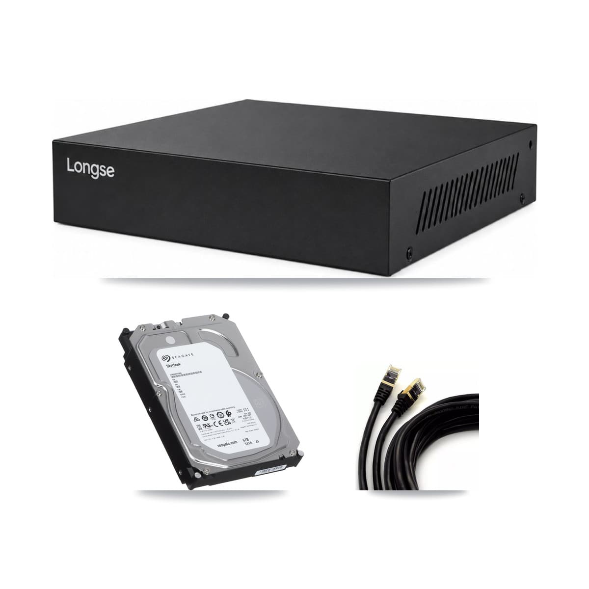 Longse 8-Channel 5MP CCTV Kit — 5 Dome Cameras + 6TB Recording - Image 1