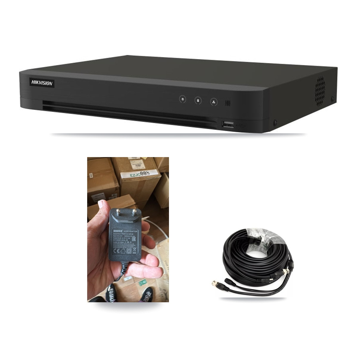 Hikvision 16-Channel 5MP CCTV Kit — 1 DS-2CE71H0T Turret Camera + 1TB Recording (IDS-7216HQHI Recorder) - Image 1
