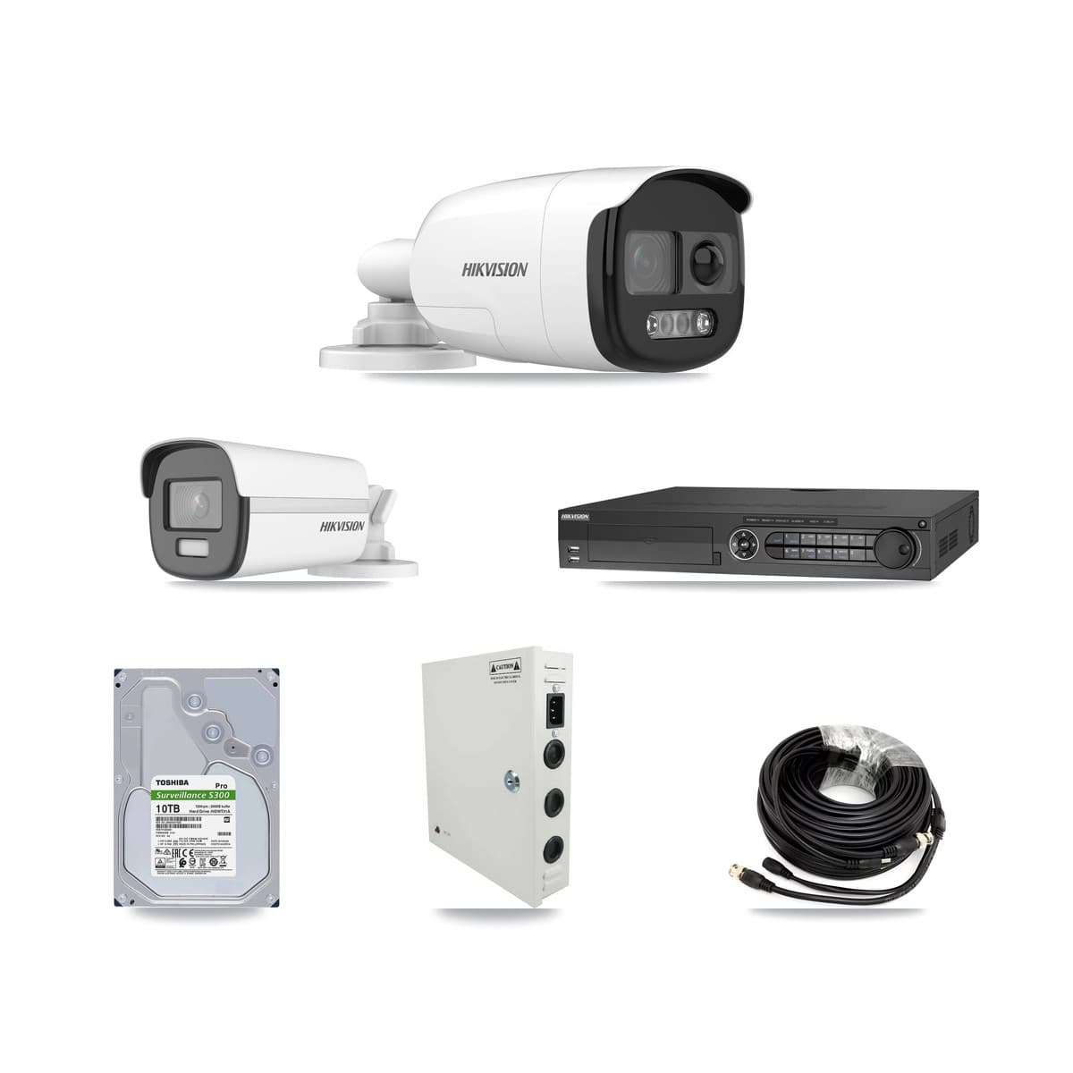 Hikvision 32-Channel 5MP – 4K CCTV Kit — 28 5MP + 1 4K Bullet Cameras + 4× 10TB Recording - Image 1