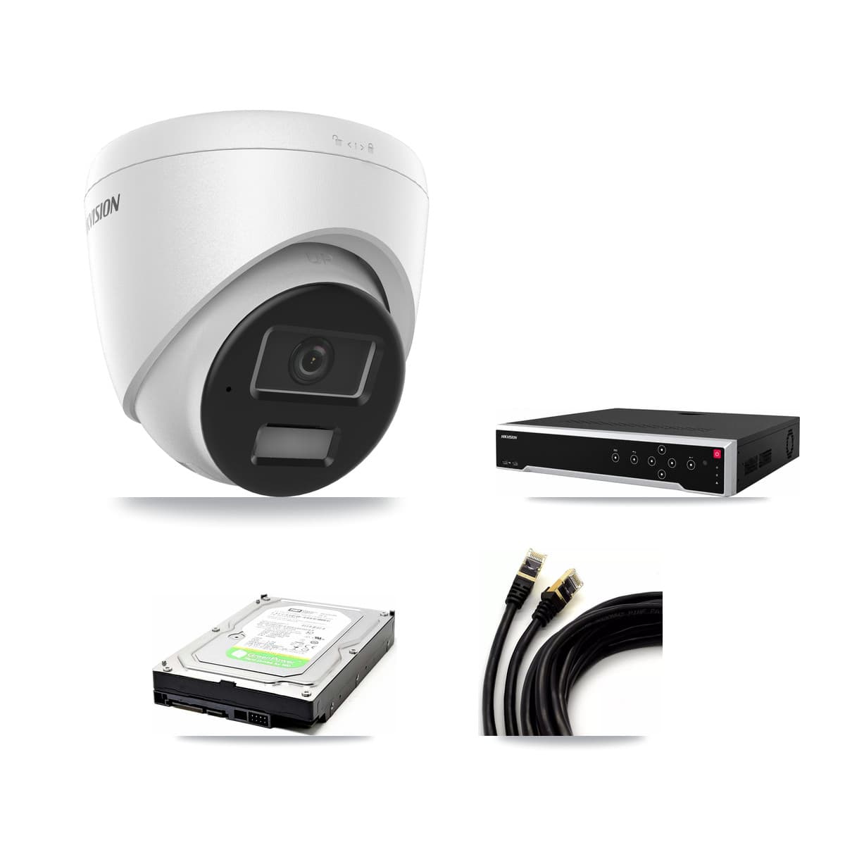 Hikvision 32-Channel 4MP CCTV Kit — 1 DS-2CD1343G2 Turret Camera + 1TB Recording