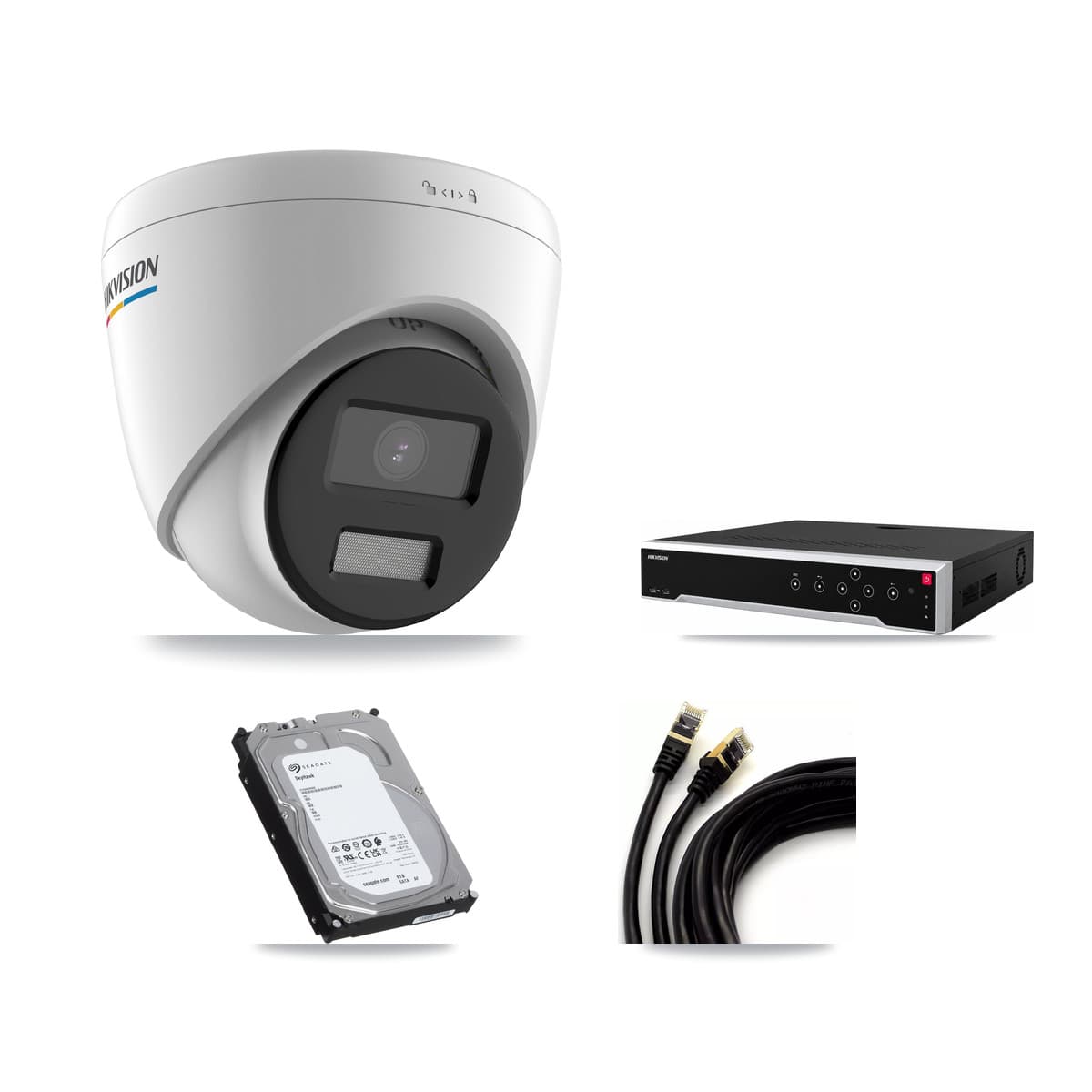 Hikvision 32-Channel 2MP CCTV Kit — 9 Turret Cameras + 6TB Recording