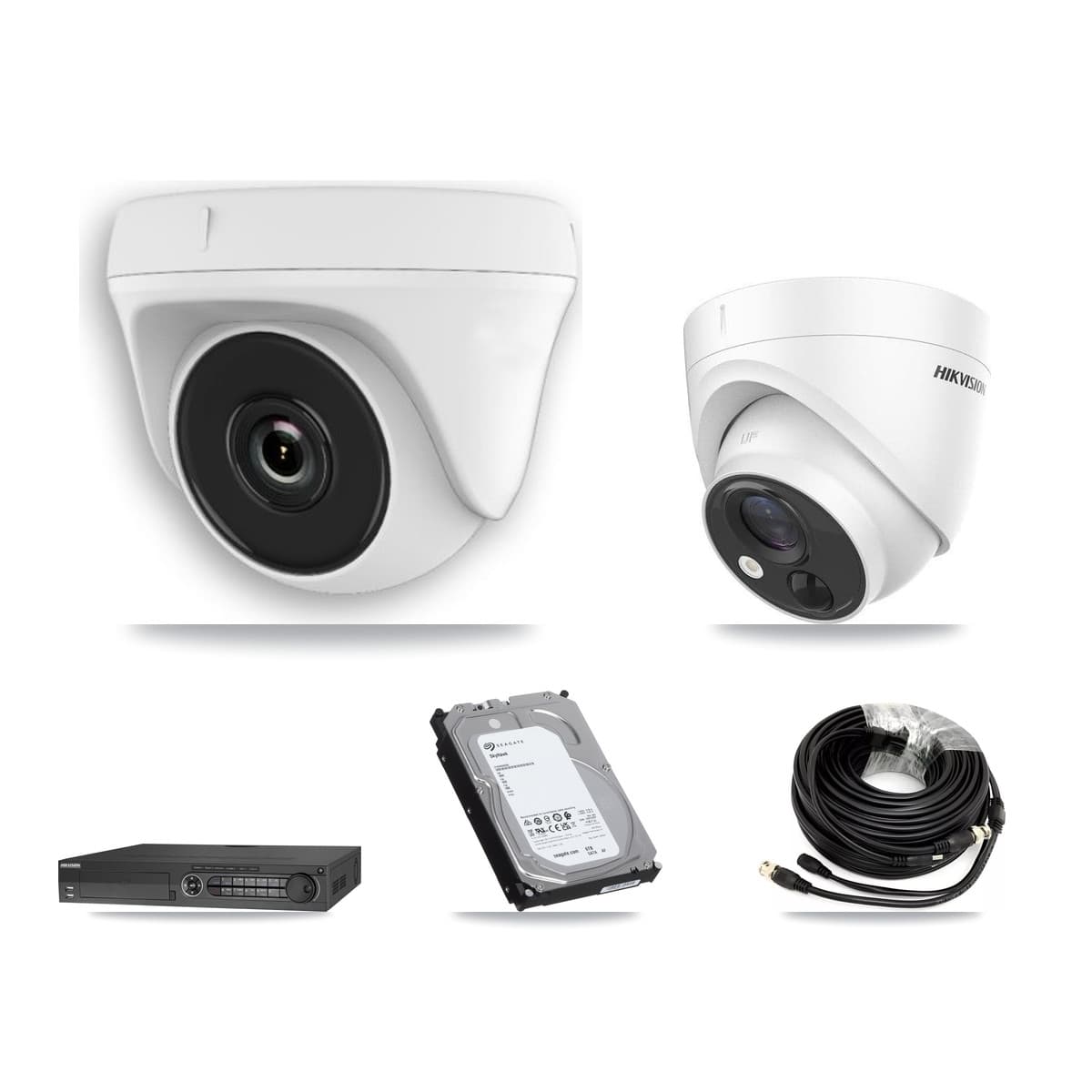 Hikvision 32-Channel 2MP – 5MP CCTV Kit — 2 5MP Turret + 6 2MP Dome Cameras + 6TB Recording - Image 1