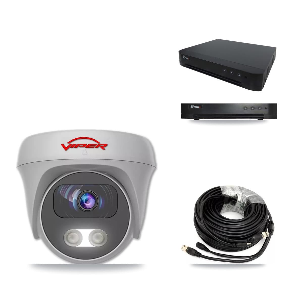 Viper & Prolux 16-Channel 5MP CCTV Kit — 6 Cameras + 8TB Recording