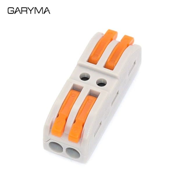 SPL-2 Lever Wire Connector 2 Port Terminal Block for CCTV Power