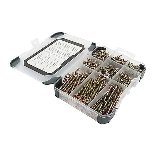 Timco Tray 360 Mixed Woodscrews ZYP 340pcs - Image 1